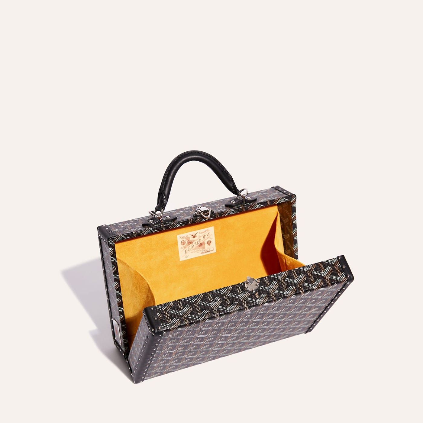 Goyard Grand Hôtel Trunk Bag Black - Image 4